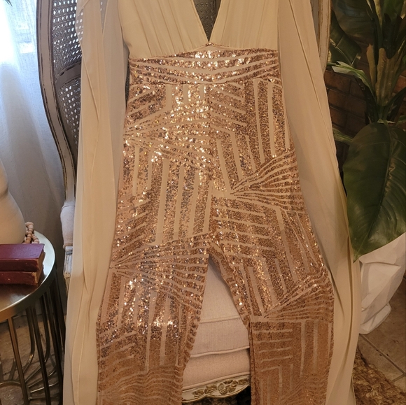 Slay the Runway Sequin Jumpsuit - Picture 4 of 9